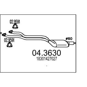 Katalysator 04.3630 von MTS günstig für 321,29 € online kaufen