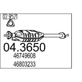 Katalysator 04.3650 von MTS günstig für 223,80 € online kaufen