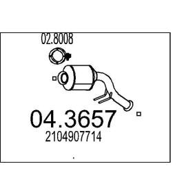 Katalysator 04.3657 von MTS günstig für 512,97 € online kaufen