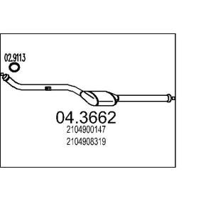 Katalysator 04.3662 von MTS günstig für 305,45 € online kaufen