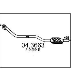 Katalysator 04.3663 von MTS günstig für 326,44 € online kaufen