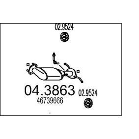 Katalysator 04.3863 von MTS günstig für 276,91 € online kaufen