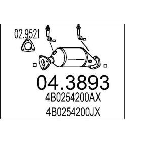 Katalysator 04.3893 von MTS günstig für 340,12 € online kaufen