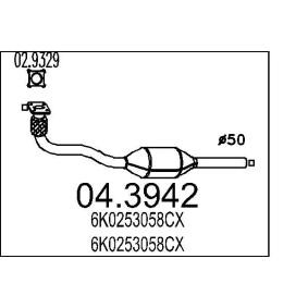 Katalysator 04.3942 von MTS günstig für 240,12 € online kaufen
