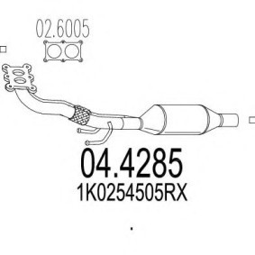 Katalysator 04.4285 von MTS günstig für 433,33 € online kaufen