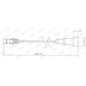 Acquista Sensore di usura delle pastiglie freni da BERAL UAI202 a buon mercato per soli 112,95 €
