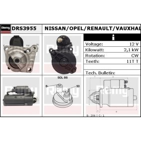 Anlasser DRS3955 von DELCO REMY günstig für 273,65 € online kaufen