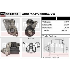 Compre Motor de arranque da DELCO REMY DRT0290 a um preço baixo por 440,25 €