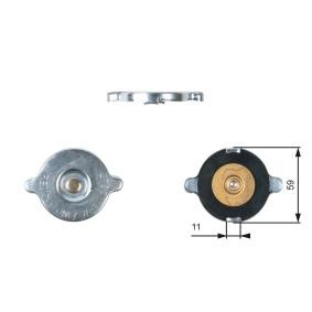 Osta Korkki, jäähdytin GATES:llä RC117 edullisesti hintaan 12,52 €