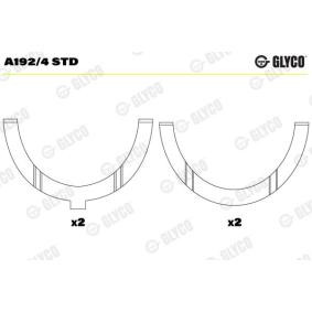 Achetez des Rondelle d'écartement, vilebrequin GLYCO A192/4 STD à prix pour 27,69 €