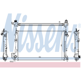 Kühler, Motorkühlung 63022 von NISSENS günstig für 86,07 € online kaufen