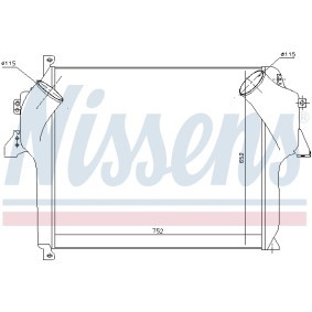 Compre Intercooler da NISSENS 96971 a um preço baixo por 583,25 €