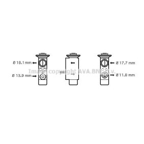 Expansionsventil, Klimaanlage BW1238 von PRASCO günstig für 48,90 € online kaufen