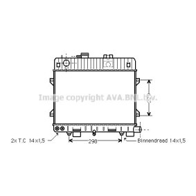 Kühler, Motorkühlung BW2072 von PRASCO günstig für 254,07 € online kaufen