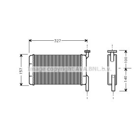 Wärmetauscher, Innenraumheizung BW6001 von PRASCO günstig für 82,47 € online kaufen