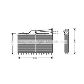 Wärmetauscher, Innenraumheizung BW6029 von PRASCO günstig für 65,76 € online kaufen