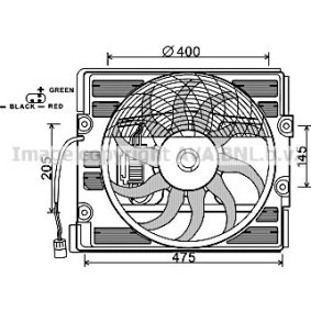 Compre Ventilador de radiador da PRASCO BW7526 a um preço baixo por 327,37 €