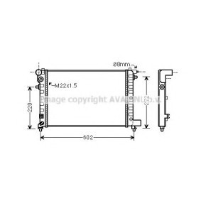 Comprar Radiador, refrigeración del motor de PRASCO CN2120 a bajo precio de 96,22 €