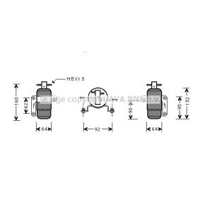 Comprar Filtro deshidratante, aire acondicionado de PRASCO CRD059 a bajo precio de 30,45 €