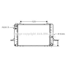 Kühler, Motorkühlung DN2248 von PRASCO günstig für 182,43 € online kaufen
