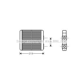 Wärmetauscher, Innenraumheizung DN6226 von PRASCO günstig für 182,31 € online kaufen