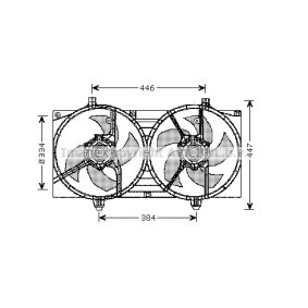 Compre Ventilador de radiador de PRASCO online para ALMERA II Hatchback (N16) a precios moderados