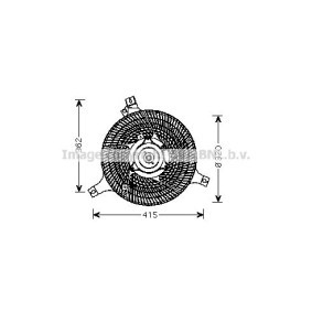 Compre Ventilador de radiador da PRASCO DN7530 a um preço baixo por 201,07 €