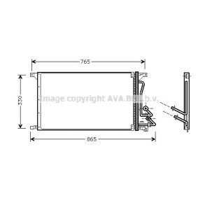Achetez des Condenseur de clim de chez PRASCO en ligne pour Transit Mk3 Camion plate-forme/Châssis (VE64) à prix modérés