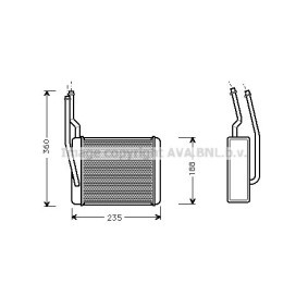 Wärmetauscher, Innenraumheizung FD6272 von PRASCO günstig für 106,98 € online kaufen