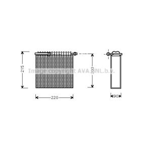 Comprar Evaporador, aire acondicionado de PRASCO FTV104 a bajo precio de 472,04 €