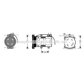 Compre Compressor de ar condicionado de PRASCO online para PONY (X-2) a preços moderados