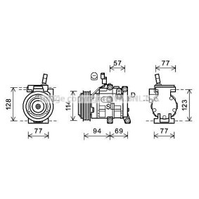 Compre Compressor, ar condicionado da PRASCO HYK320 a um preço baixo por 535,60 €