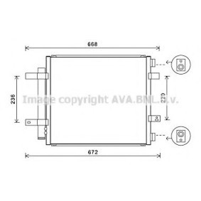 Compre Condensador de ar condicionado de PRASCO online para XJ Sedan (X350, X358) a preços moderados