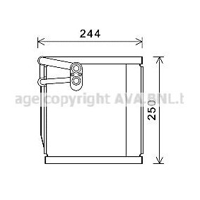 Comprar Evaporador, aire acondicionado de PRASCO KAV199 a bajo precio de 102,79 €