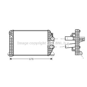 Compre Intercooler da PRASCO ME4166 a um preço baixo por 267,95 €