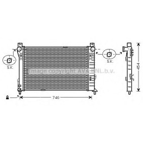 Kühler, Motorkühlung MSA2338 von PRASCO günstig für 155,24 € online kaufen