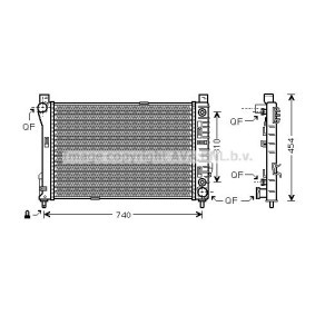 Kühler, Motorkühlung MSA2464 von PRASCO günstig für 133,51 € online kaufen
