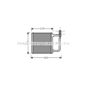 Wärmetauscher, Innenraumheizung MSA6451 von PRASCO günstig für 77,23 € online kaufen