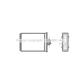 Wärmetauscher, Innenraumheizung OL6217 von PRASCO günstig für 29,22 € online kaufen