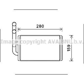 Wärmetauscher, Innenraumheizung OL6570 von PRASCO günstig für 271,20 € online kaufen