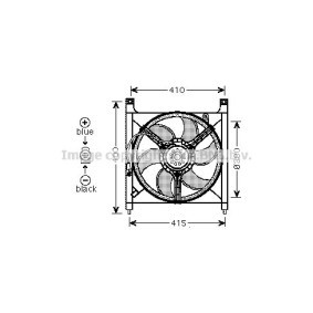 Achetez des Ventilateur moteur de chez PRASCO en ligne pour Frontera Mk I (A) Sport (U92) SUV Cabriolet à prix modérés