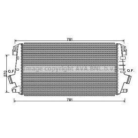Achetez des Intercooler de chez PRASCO en ligne pour ORLANDO (J309) à prix modérés