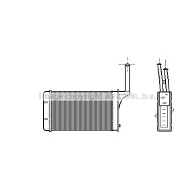Wärmetauscher, Innenraumheizung PE6049 von PRASCO günstig für 43,97 € online kaufen