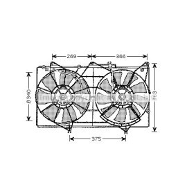 Compre Ventilador de radiador da PRASCO TO7531 a um preço baixo por 243,56 €