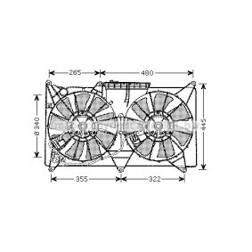 Compre Ventilador de radiador da PRASCO TO7532 a um preço baixo por 400,11 €