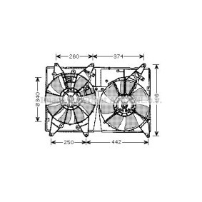 Compre Ventilador de radiador da PRASCO TO7533 a um preço baixo por 367,67 €