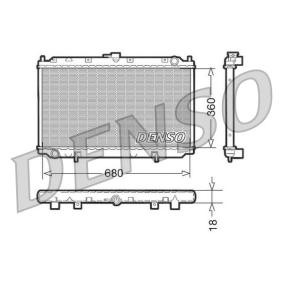 Kühler, Motorkühlung DRM46011 von DENSO günstig für 101,93 € online kaufen