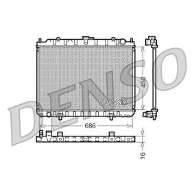 Kühler, Motorkühlung DRM46023 von DENSO günstig für 128,42 € online kaufen