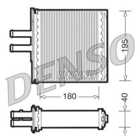 Wärmetauscher, Innenraumheizung DRR09061 von DENSO günstig für 56,89 € online kaufen