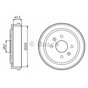 Comprar Tambor de freno de BOSCH 0 986 477 225 a bajo precio de 74,72 €